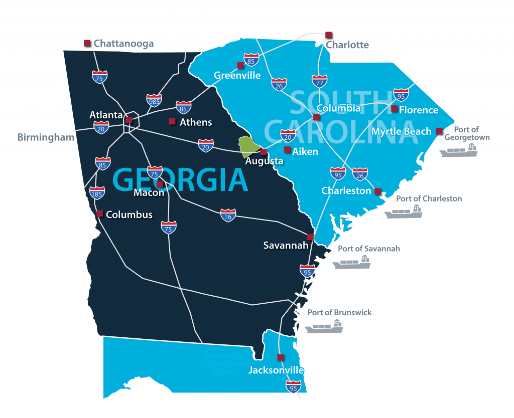 Columbia County, GA Transportation Offers Access to Highways, Airports, Ports and Rail